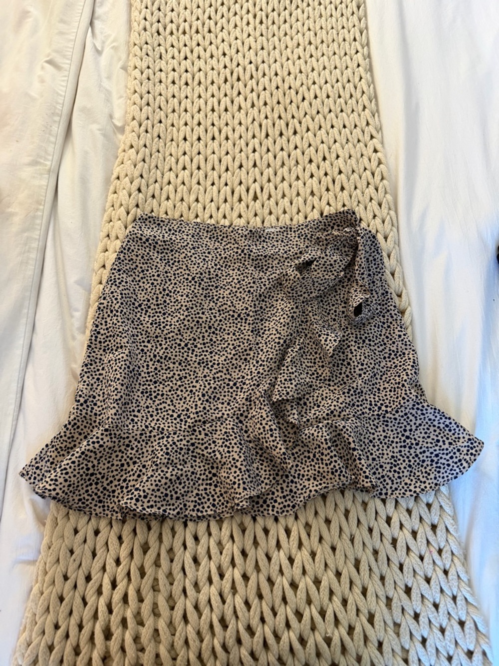 princess polly speckled wrap skirt